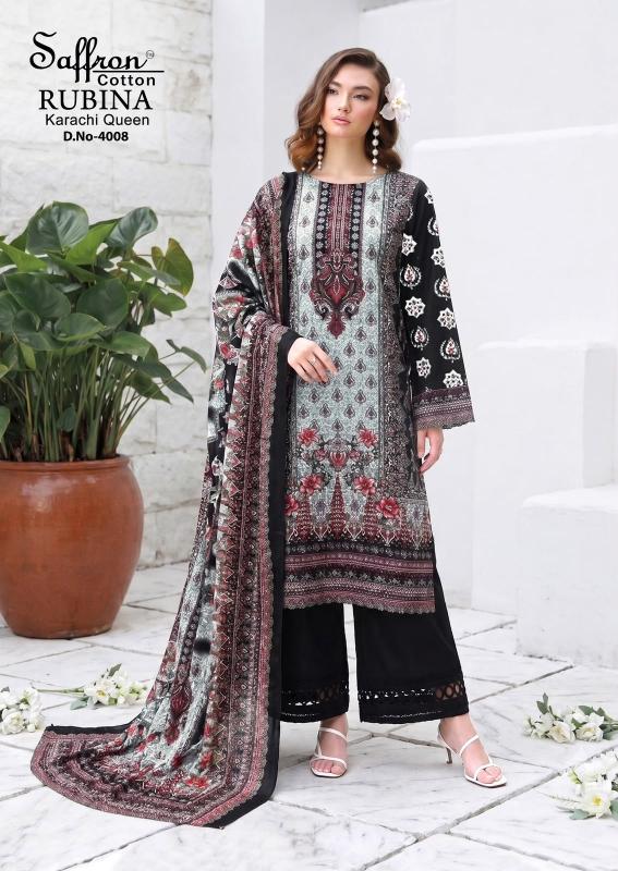 Saffron rubina vol 4 karachi dress material wholesale
